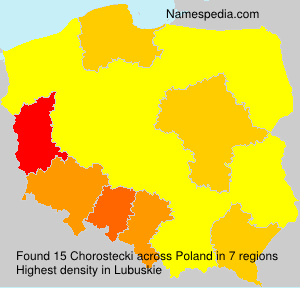 Surname Chorostecki in Poland Surname Chorostecki in Poland