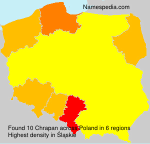 Surname Chrapan in Poland Surname Chrapan in Poland