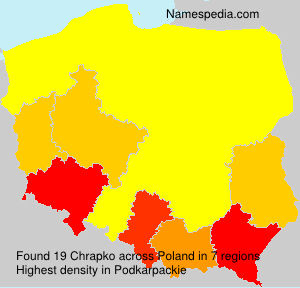 Surname Chrapko in Poland Surname Chrapko in Poland