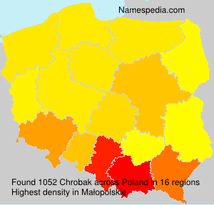 Surname Chrobak in Poland Surname Chrobak in Poland