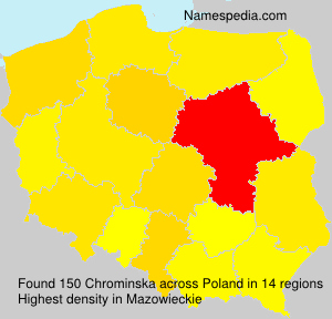 Surname Chrominska in Poland Surname Chrominska in Poland