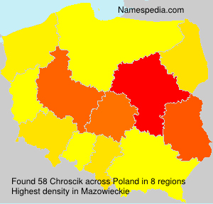Surname Chroscik in Poland Surname Chroscik in Poland