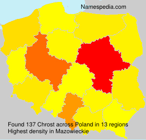 Surname Chrost in Poland Surname Chrost in Poland