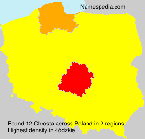 Surname Chrosta in Poland