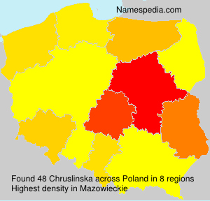 Surname Chruslinska in Poland Surname Chruslinska in Poland