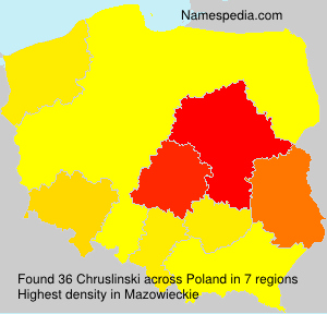 Surname Chruslinski in Poland Surname Chruslinski in Poland