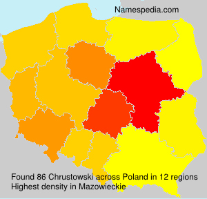 Surname Chrustowski in Poland Surname Chrustowski in Poland
