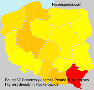 Surname Chruszczyk in Poland Surname Chruszczyk in Poland
