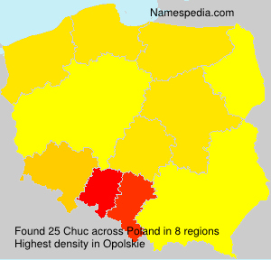 Surname Chuc in Poland Surname Chuc in Poland