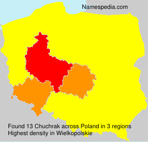 Surname Chuchrak in Poland Surname Chuchrak in Poland