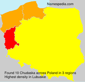 Surname Chudaska in Poland