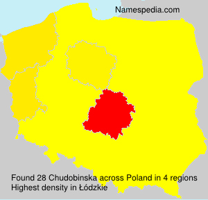 Surname Chudobinska in Poland Surname Chudobinska in Poland