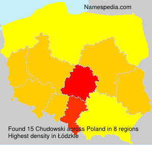 Surname Chudowski in Poland Surname Chudowski in Poland