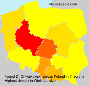 Surname Chwalkowski in Poland Surname Chwalkowski in Poland