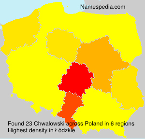 Surname Chwalowski in Poland Surname Chwalowski in Poland
