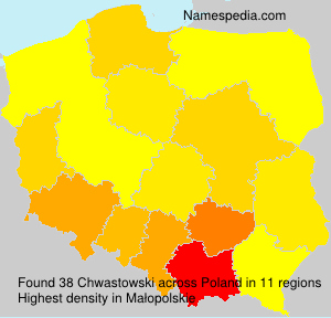Surname Chwastowski in Poland Surname Chwastowski in Poland