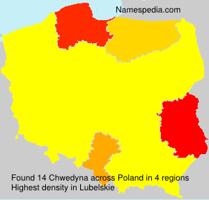 Surname Chwedyna in Poland Surname Chwedyna in Poland