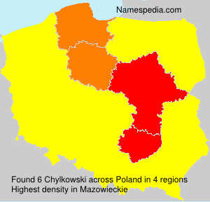 Surname Chylkowski in Poland Surname Chylkowski in Poland