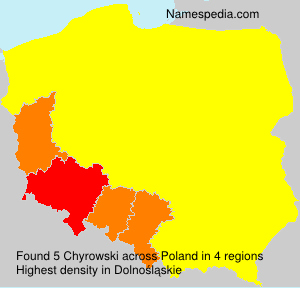 Surname Chyrowski in Poland Surname Chyrowski in Poland