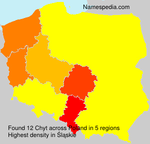 Surname Chyt in Poland Surname Chyt in Poland
