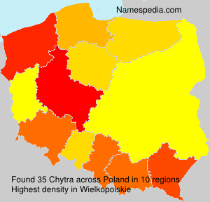 Surname Chytra in Poland Surname Chytra in Poland