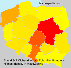 Surname Cichecki in Poland Surname Cichecki in Poland