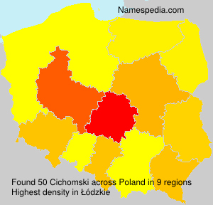 Surname Cichomski in Poland Surname Cichomski in Poland