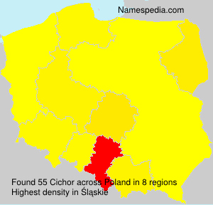 Surname Cichor in Poland Surname Cichor in Poland