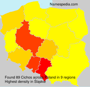 Surname Cichos in Poland Surname Cichos in Poland