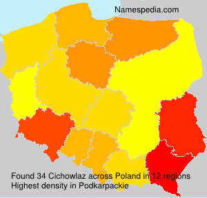 Surname Cichowlaz in Poland