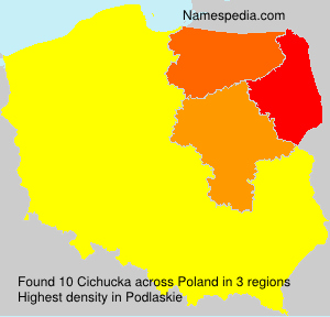 Surname Cichucka in Poland Surname Cichucka in Poland