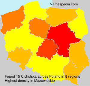 Surname Cichulska in Poland Surname Cichulska in Poland