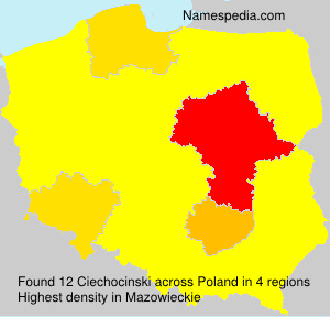 Surname Ciechocinski in Poland Surname Ciechocinski in Poland