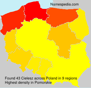 Surname Cielesz in Poland Surname Cielesz in Poland