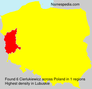 Surname Cierlukiewicz in Poland Surname Cierlukiewicz in Poland
