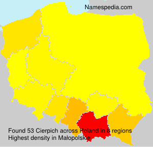 Surname Cierpich in Poland Surname Cierpich in Poland