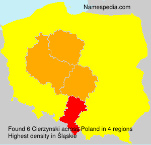 Surname Cierzynski in Poland Surname Cierzynski in Poland