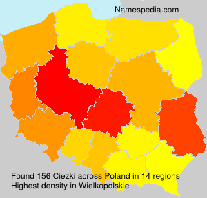 Surname Ciezki in Poland Surname Ciezki in Poland