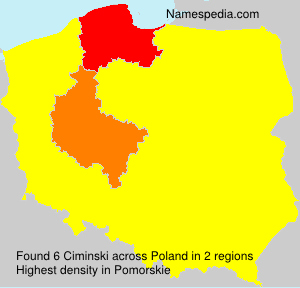 Surname Ciminski in Poland Surname Ciminski in Poland