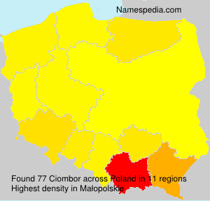 Surname Ciombor in Poland Surname Ciombor in Poland