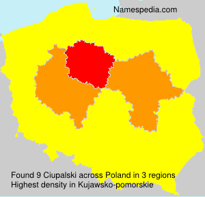 Surname Ciupalski in Poland Surname Ciupalski in Poland