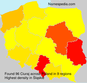 Surname Ciuraj in Poland Surname Ciuraj in Poland