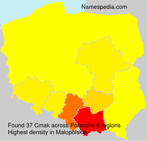 Surname Cmak in Poland Surname Cmak in Poland
