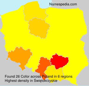 Surname Cofor in Poland Surname Cofor in Poland
