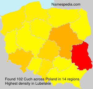 Surname Cuch in Poland Surname Cuch in Poland
