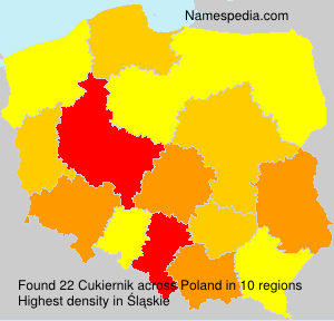 Surname Cukiernik in Poland Surname Cukiernik in Poland