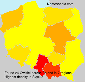 Surname Cwikiel in Poland Surname Cwikiel in Poland