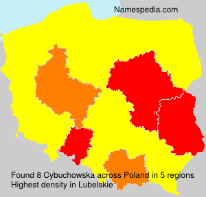 Surname Cybuchowska in Poland Surname Cybuchowska in Poland