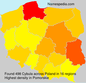Surname Cybula in Poland Surname Cybula in Poland