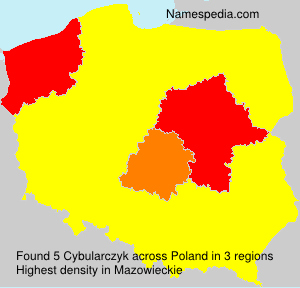 Surname Cybularczyk in Poland Surname Cybularczyk in Poland